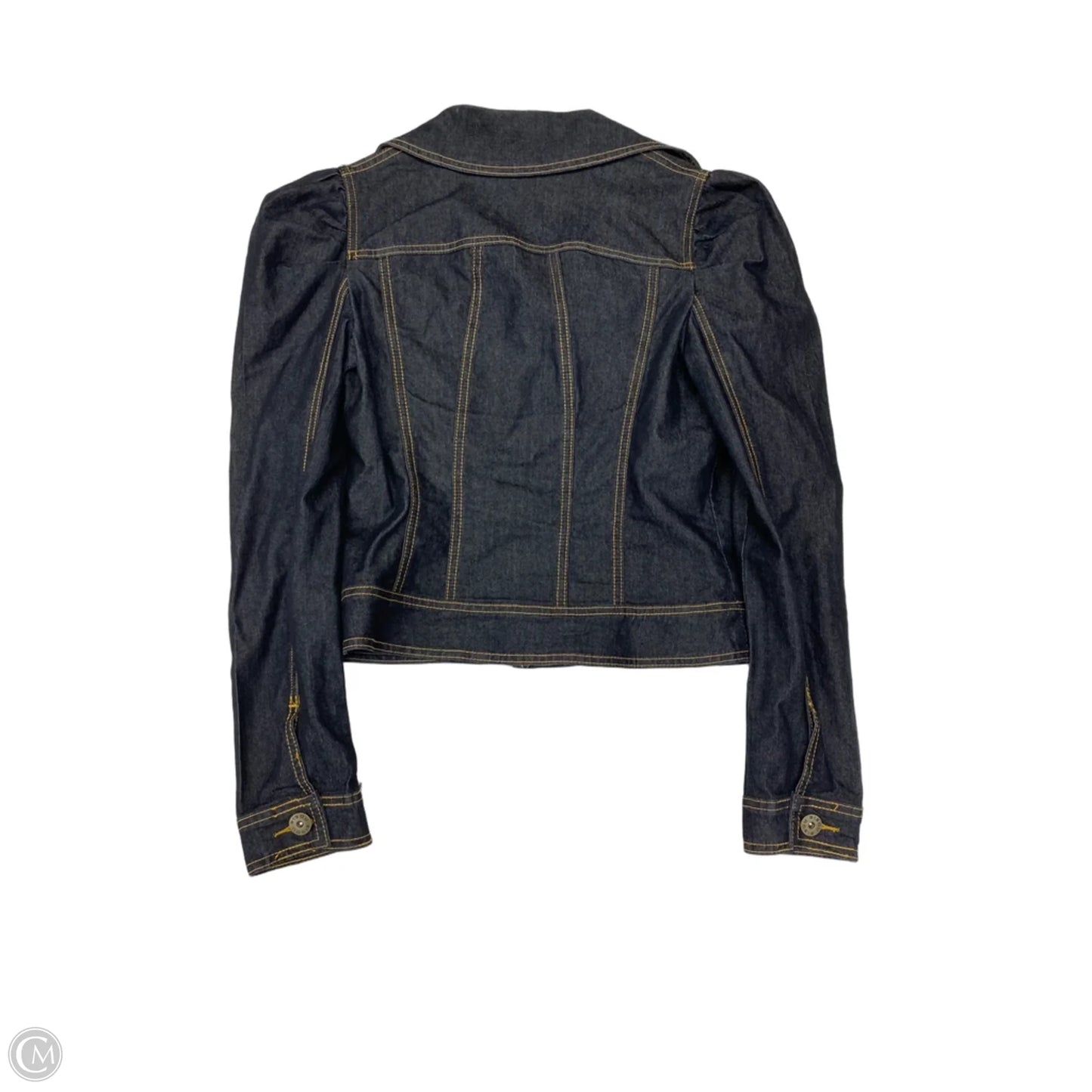 Jacket Denim By Bisou Bisou In Navy, Size: M