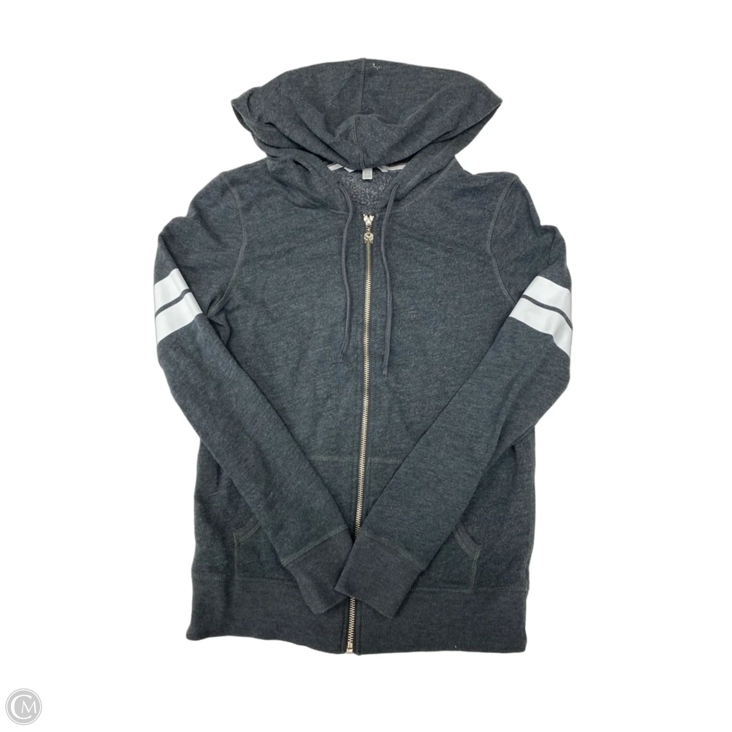 Sweatshirt Hoodie By Victorias Secret In Grey, Size: Xs