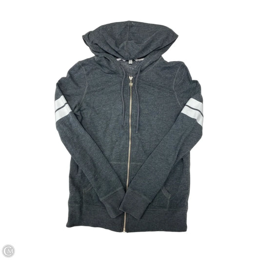 Sweatshirt Hoodie By Victorias Secret In Grey, Size: Xs