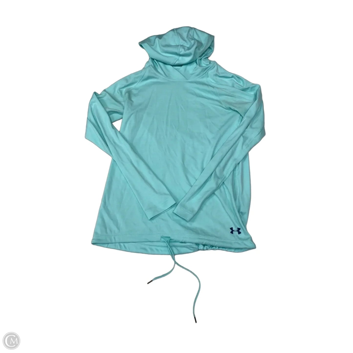 Athletic Top Long Sleeve Hoodie By Clothes Mentor In Aqua, Size: Xs