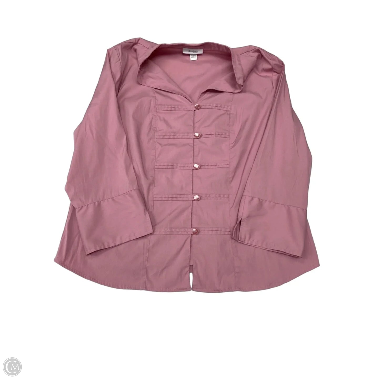 Top Long Sleeve By Dressbarn In Pink, Size: Xl