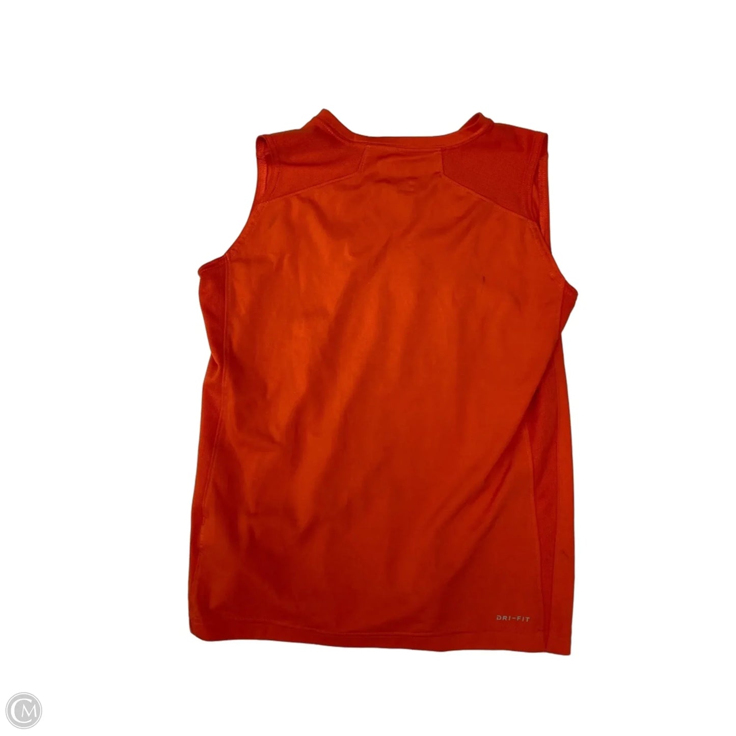 Athletic Tank Top By Nike In Orange, Size: L