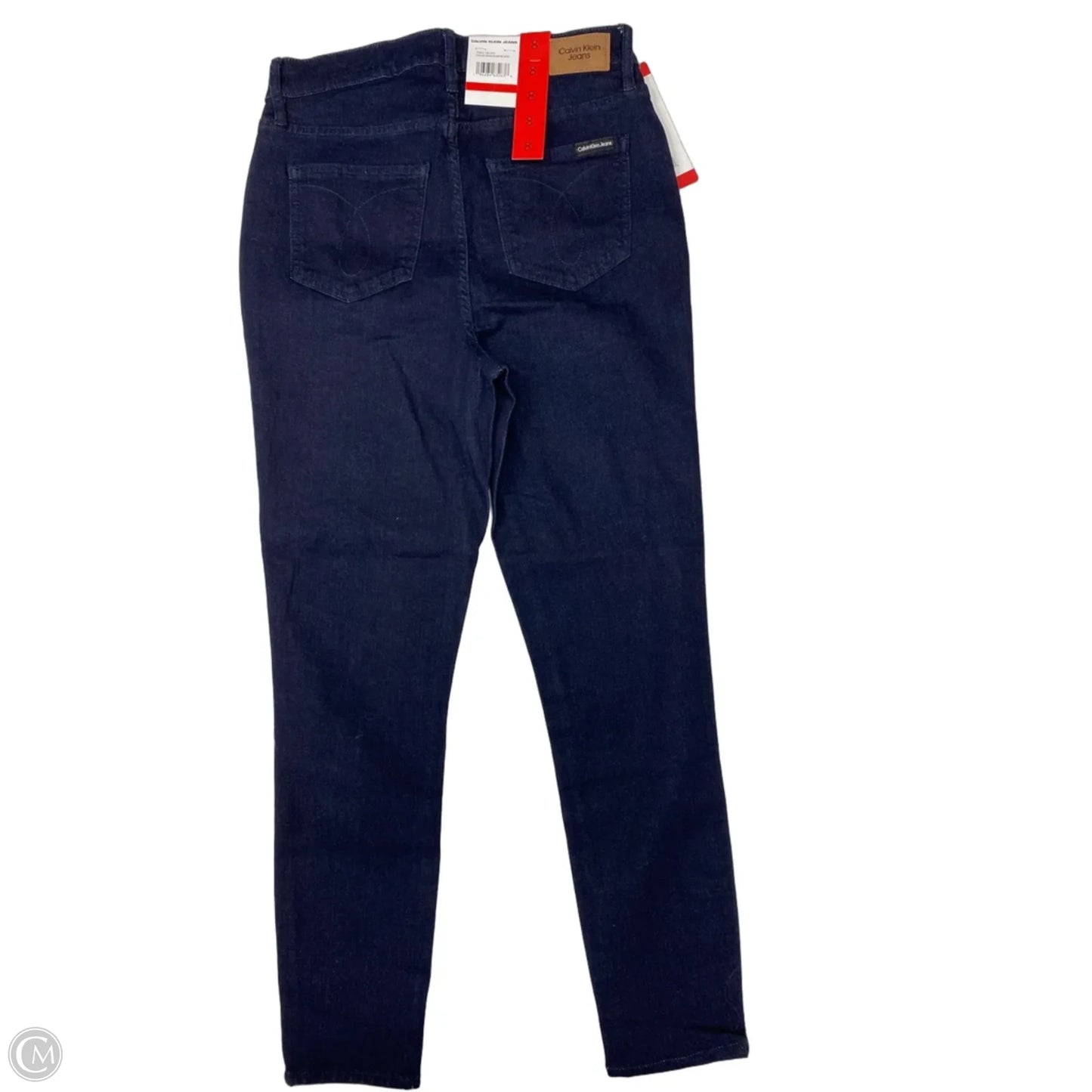 Jeans Straight By Calvin Klein In Blue, Size: 8