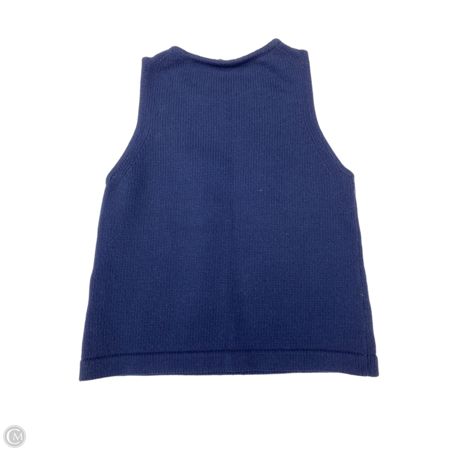 Top Sleeveless By J. Crew In Navy, Size: M