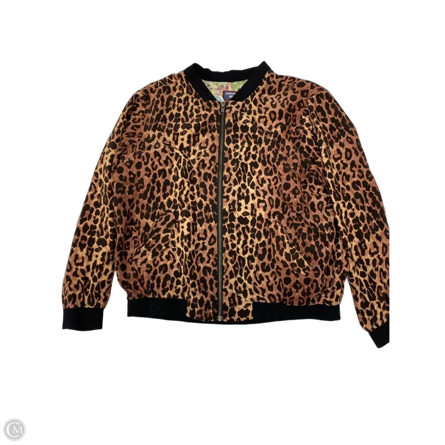 Cardigan By Johnny Was In Animal Print, Size: M