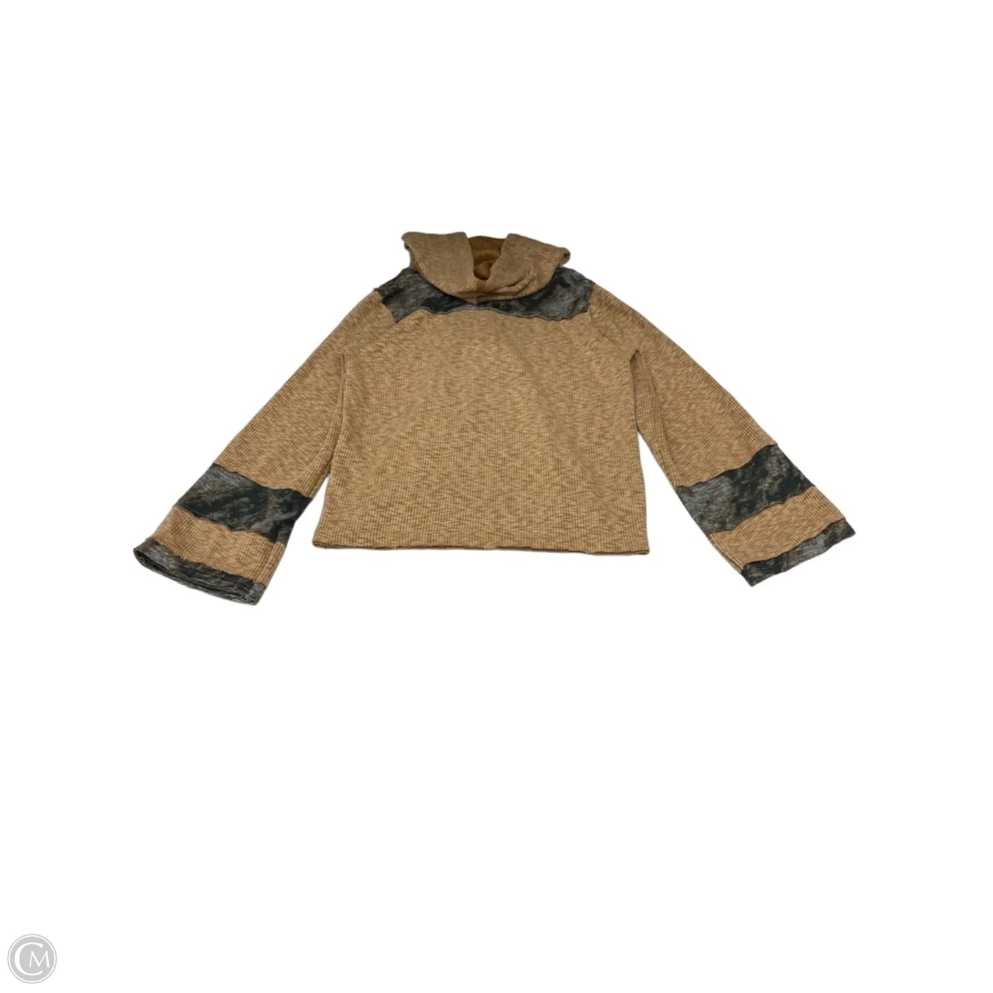 Sweatshirt Hoodie By Pol In Brown, Size: M