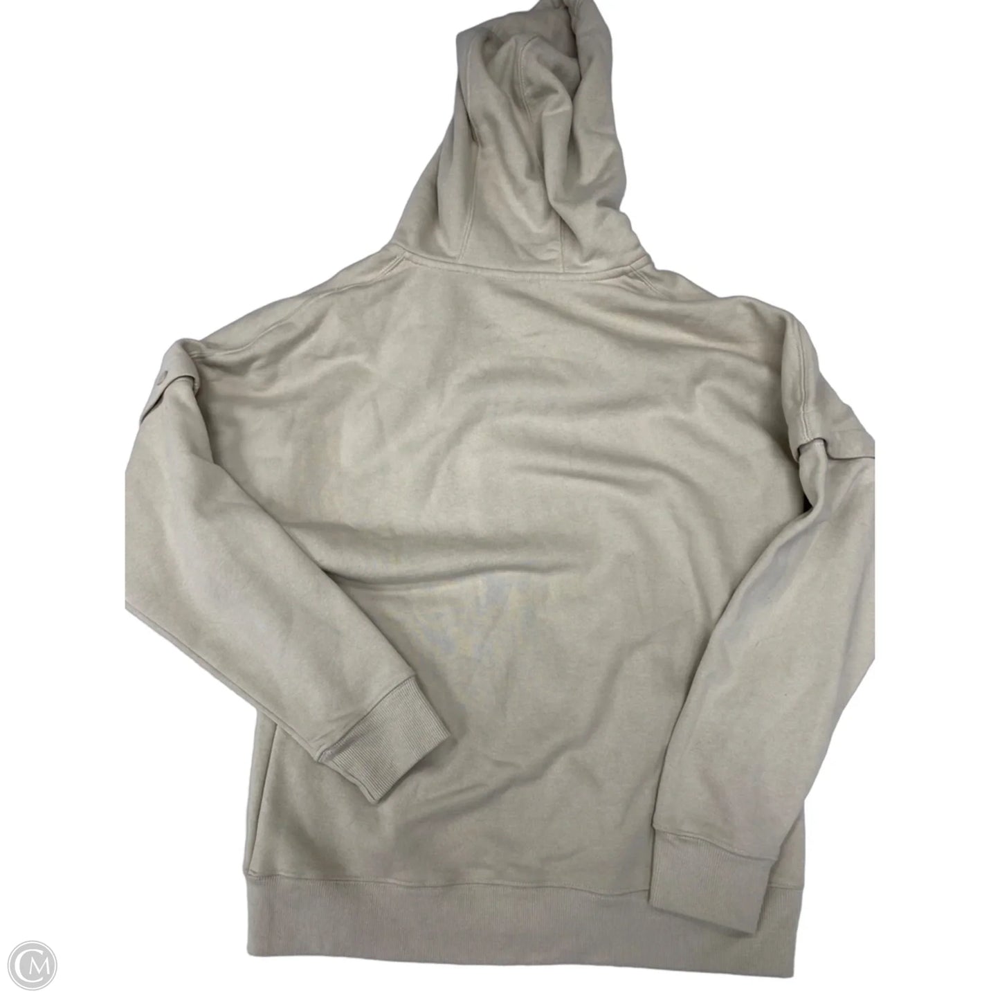 Sweatshirt Hoodie By Mono B In Beige, Size: S