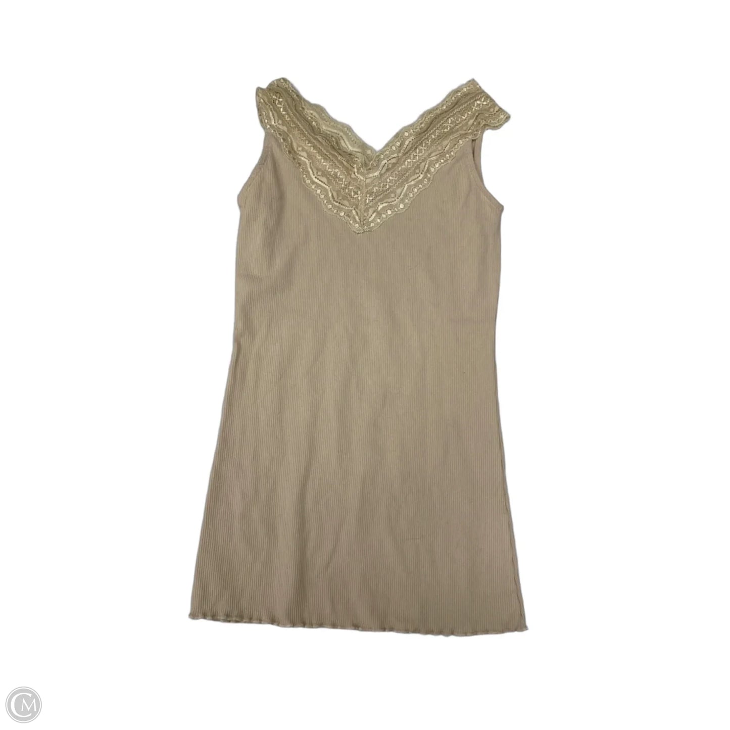 Top Sleeveless By Easel In Beige, Size: S
