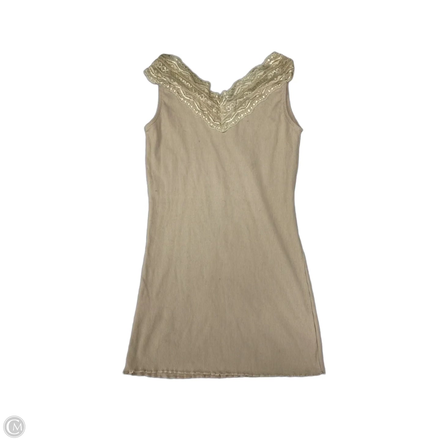 Top Sleeveless By Easel In Beige, Size: S