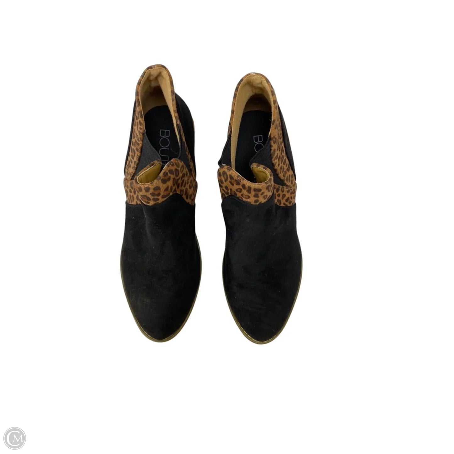 Boots Ankle Heels By Boutique + In Black, Size: 7