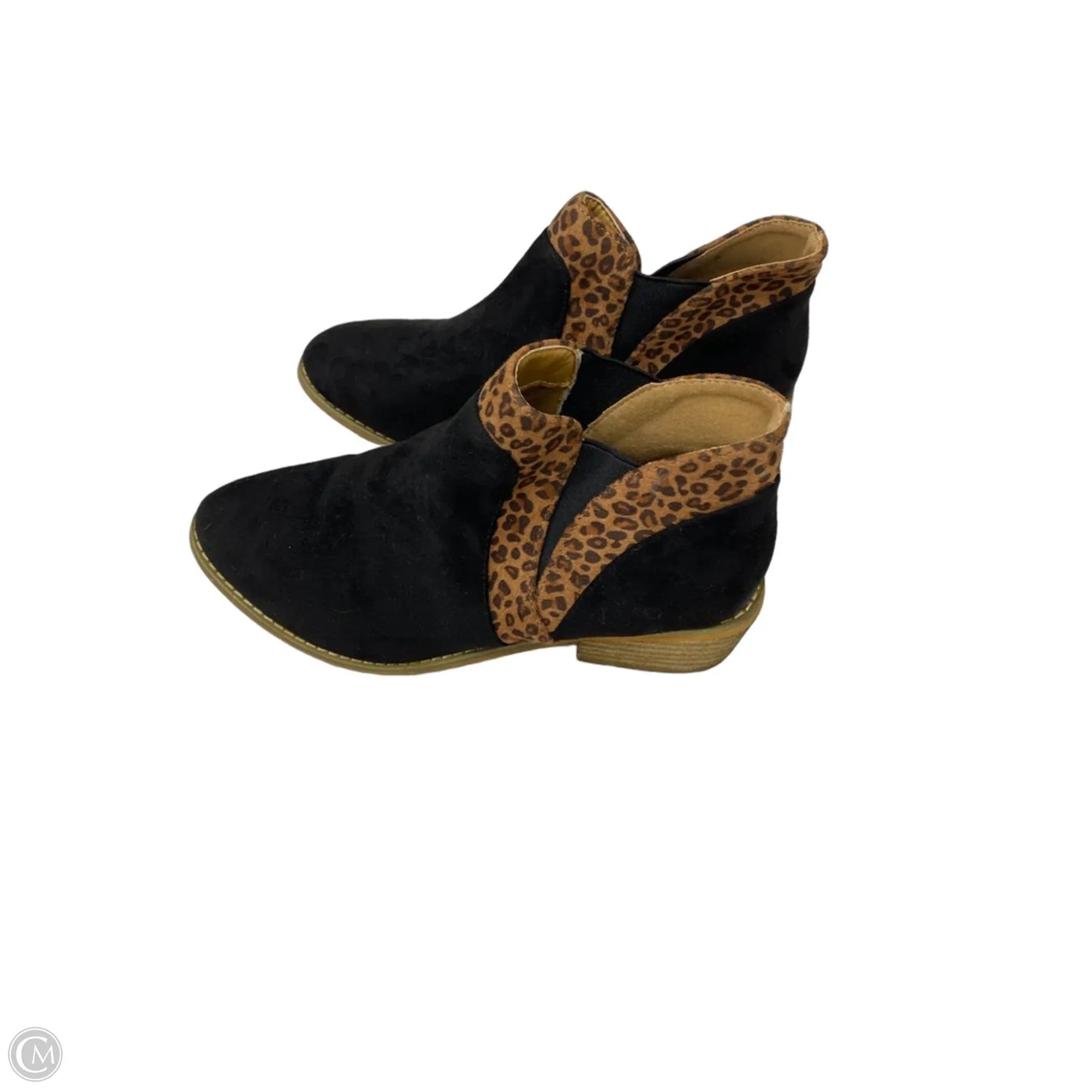Boots Ankle Heels By Boutique + In Black, Size: 7