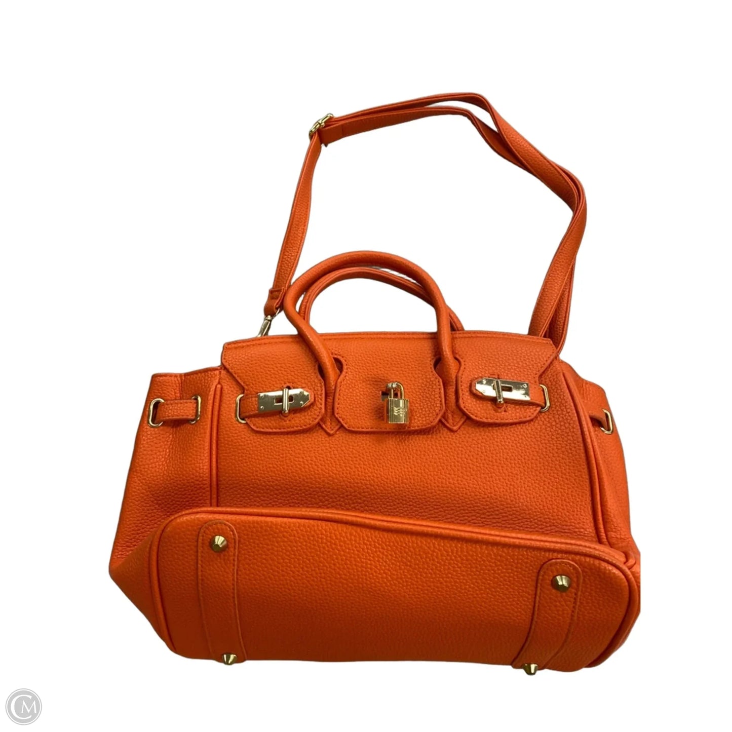 Handbag Leather By Clothes Mentor, Size: Large