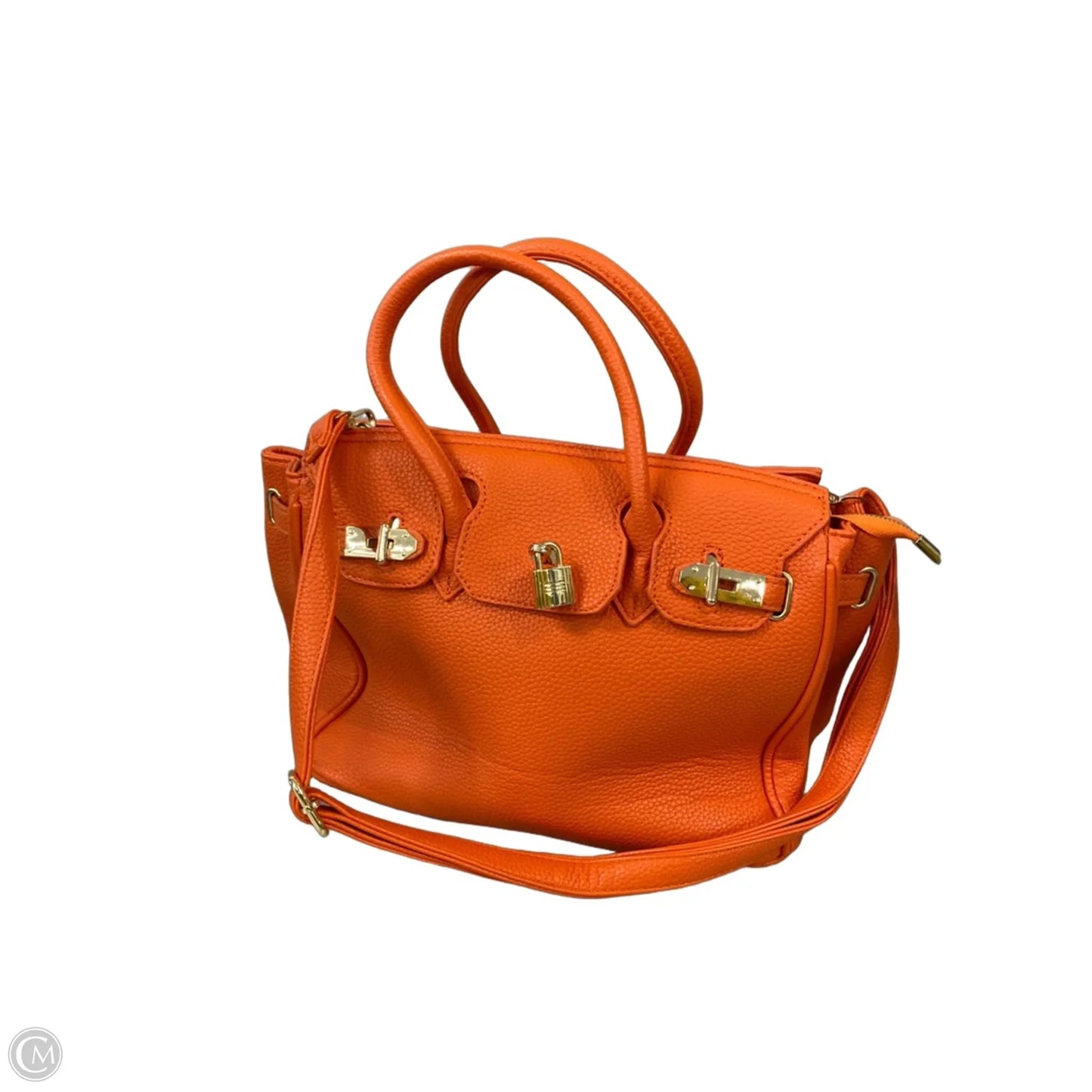 Handbag Leather By Clothes Mentor, Size: Large