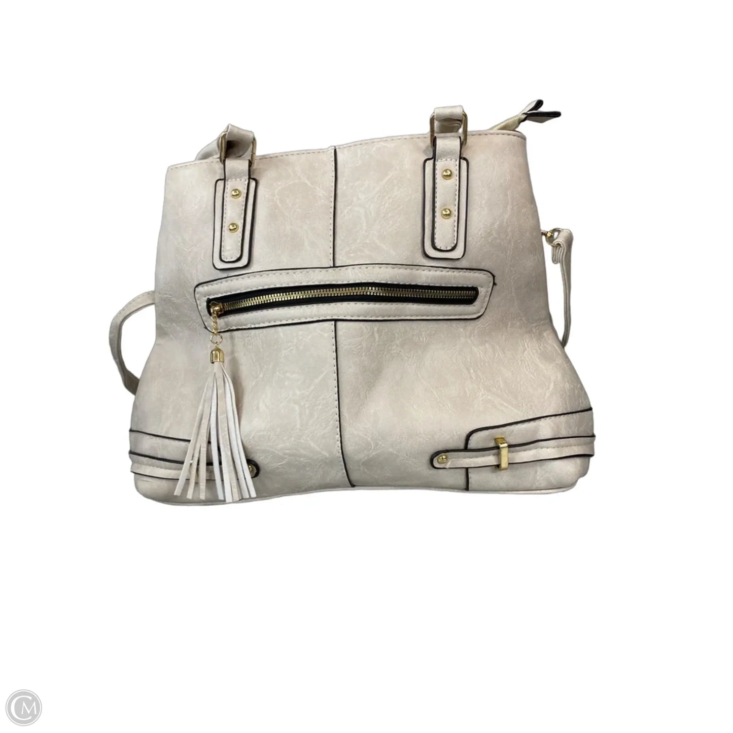Handbag Leather By Clothes Mentor, Size: Large