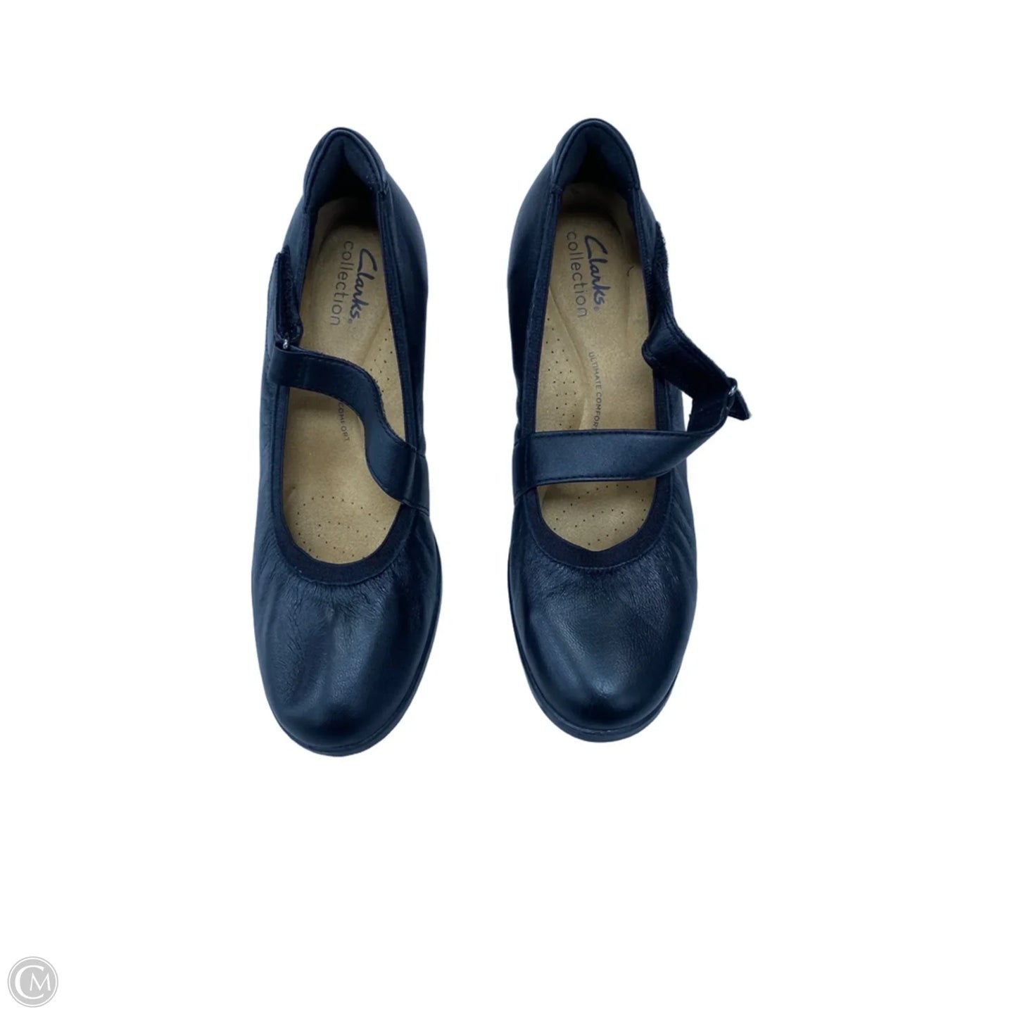 Shoes Heels Block By Clarks In Black, Size: 7.5