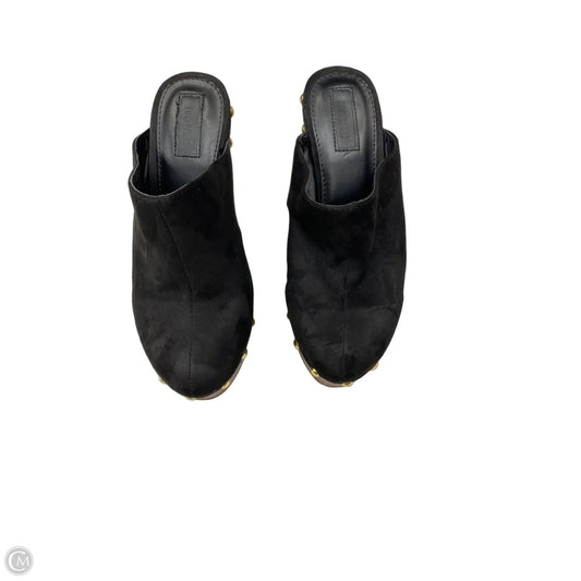 Shoes Heels Platform By Forever 21 In Black, Size: 8