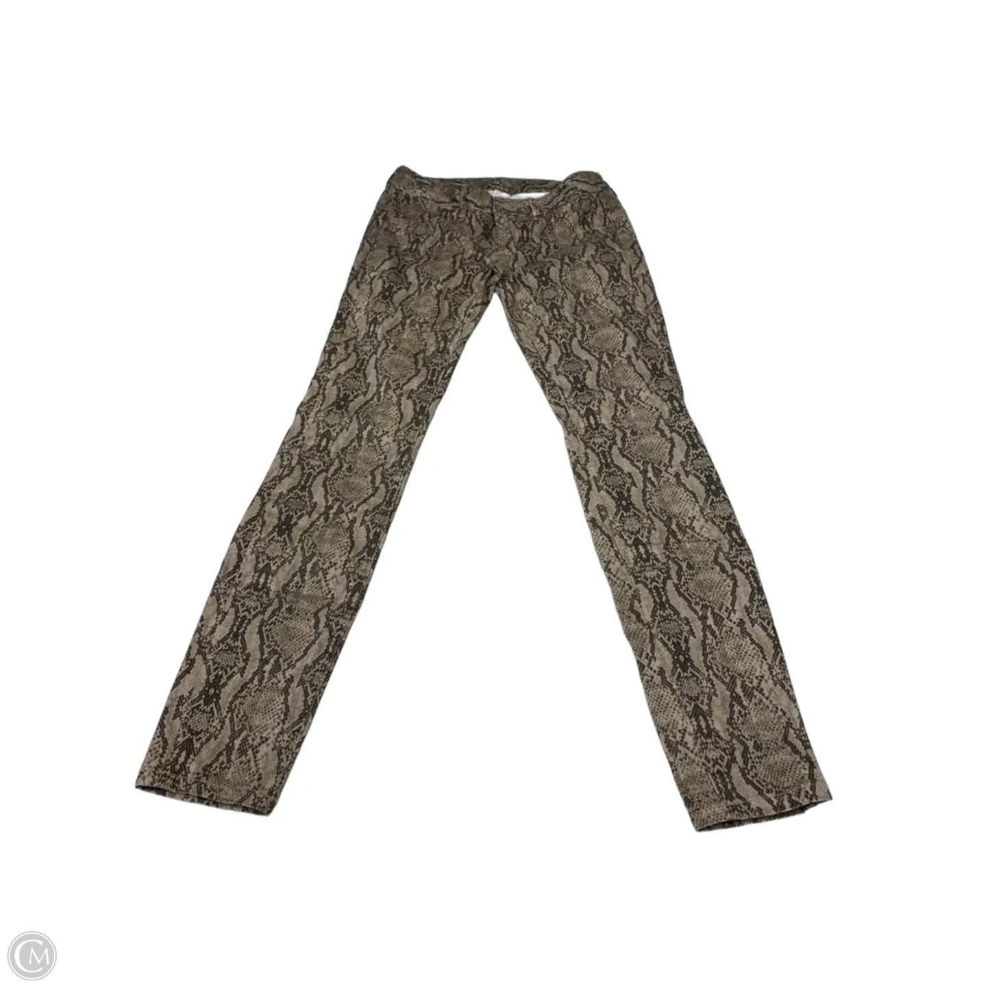 Jeans Straight By London Jean In Animal Print, Size: 4