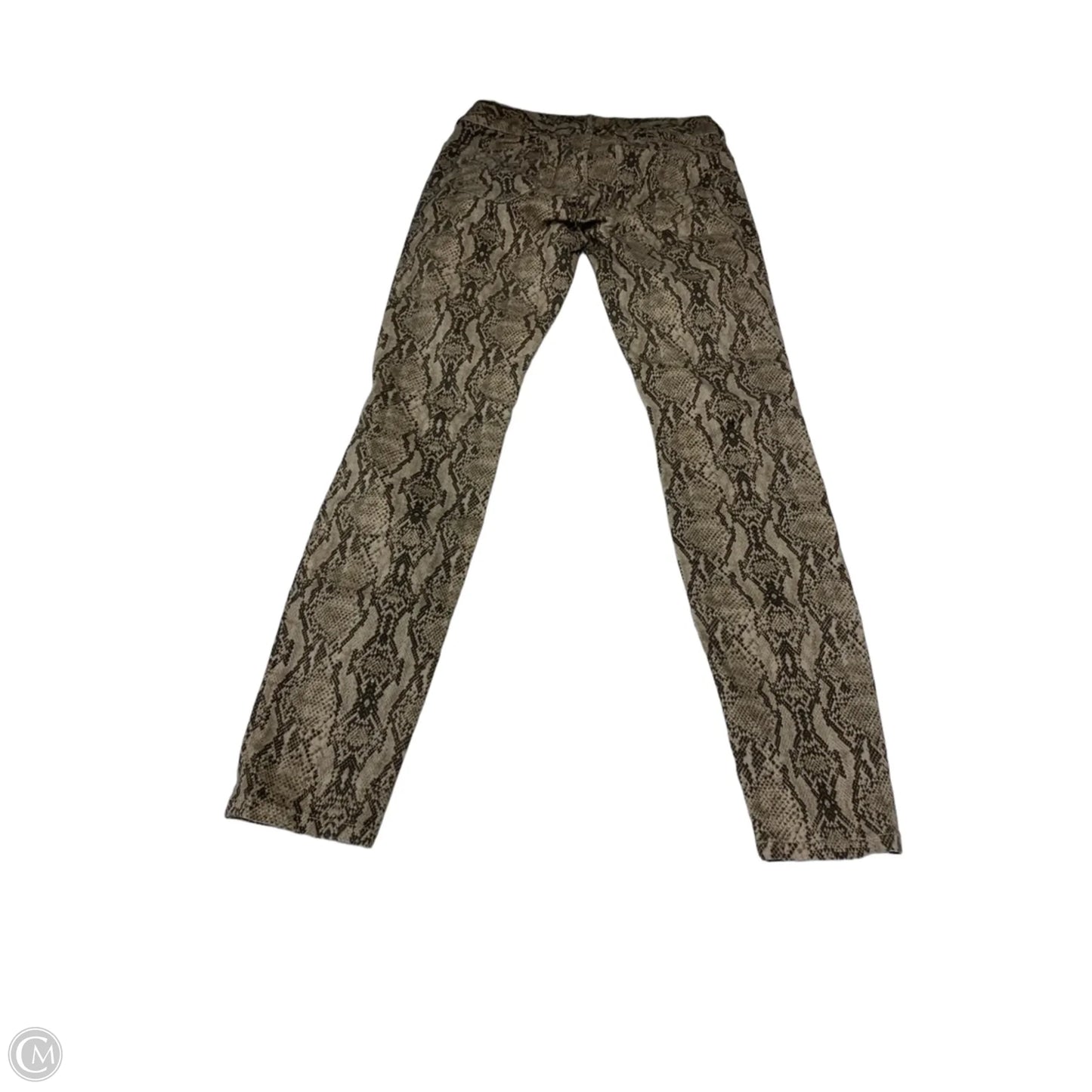 Jeans Straight By London Jean In Animal Print, Size: 4