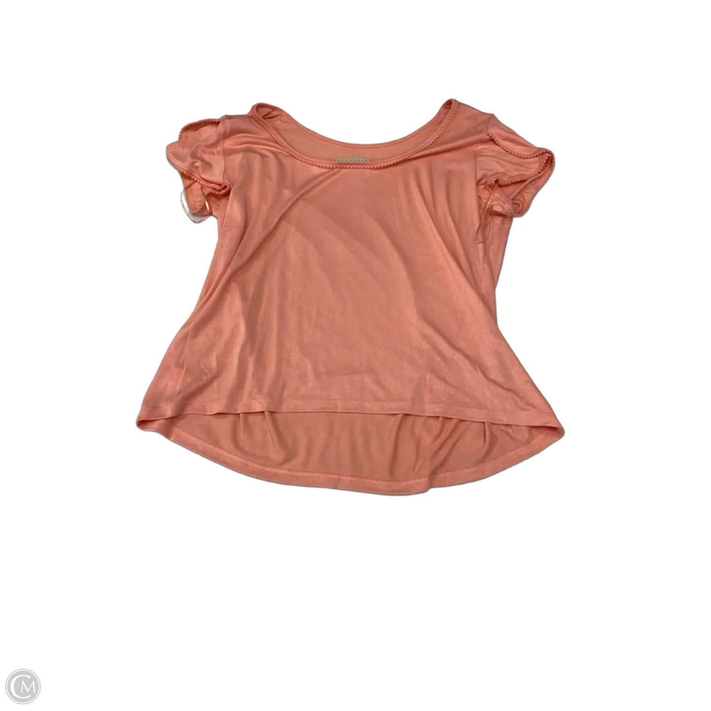 Blouse Short Sleeve By Ryegrass In Peach, Size: Xxl