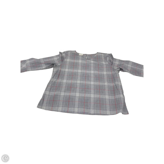 Blouse 3/4 Sleeve By Van Heusen In Striped Pattern, Size: Xl