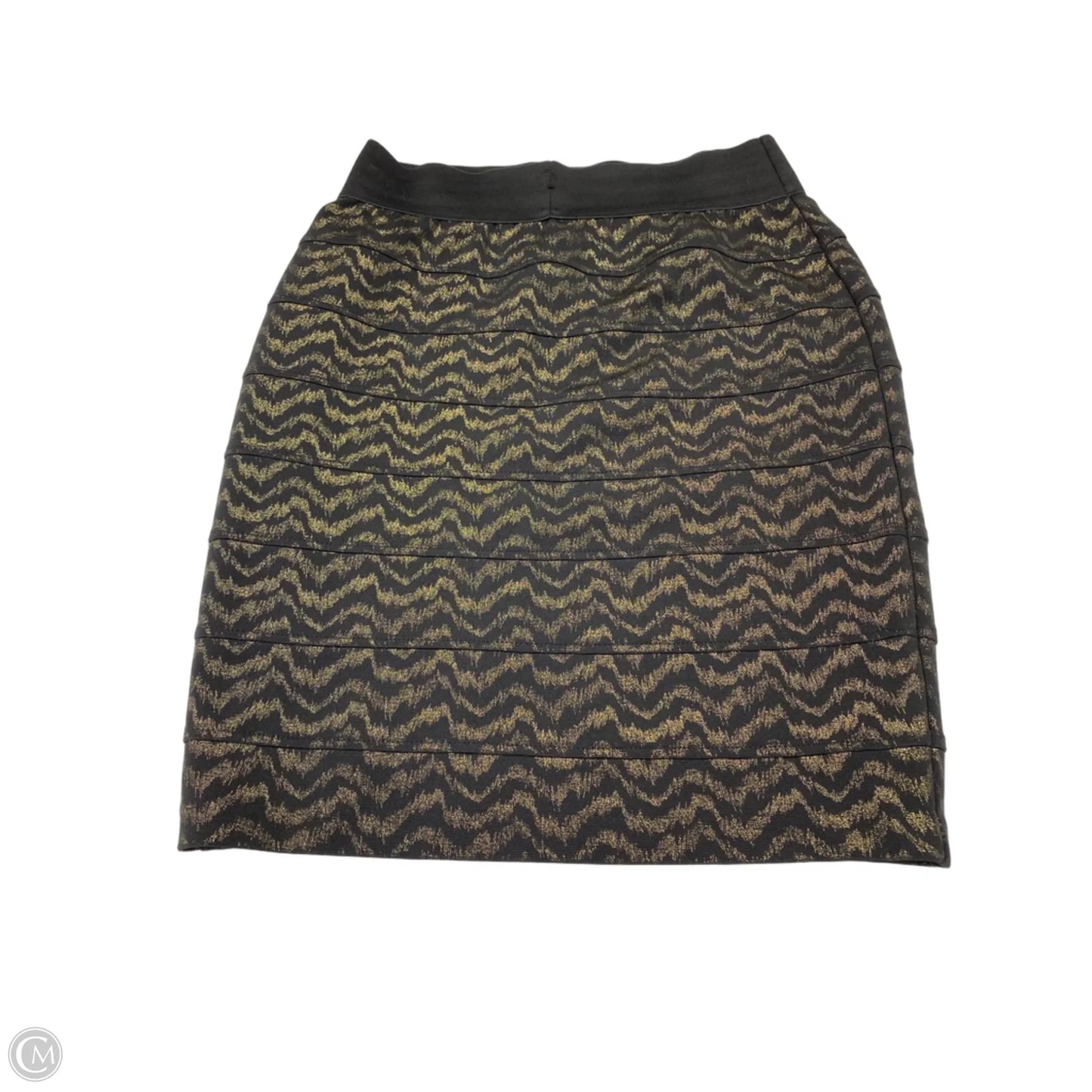 Skirt Mini & Short By Thalia Sodi In Black & Gold, Size: 10