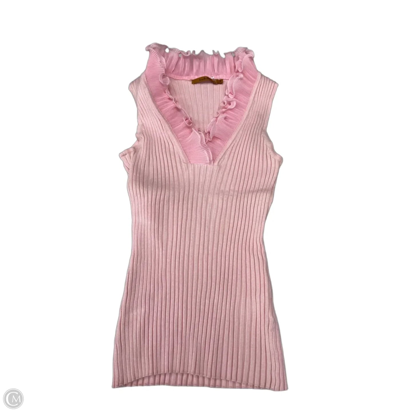 Top Sleeveless By Belldini In Pink, Size: M
