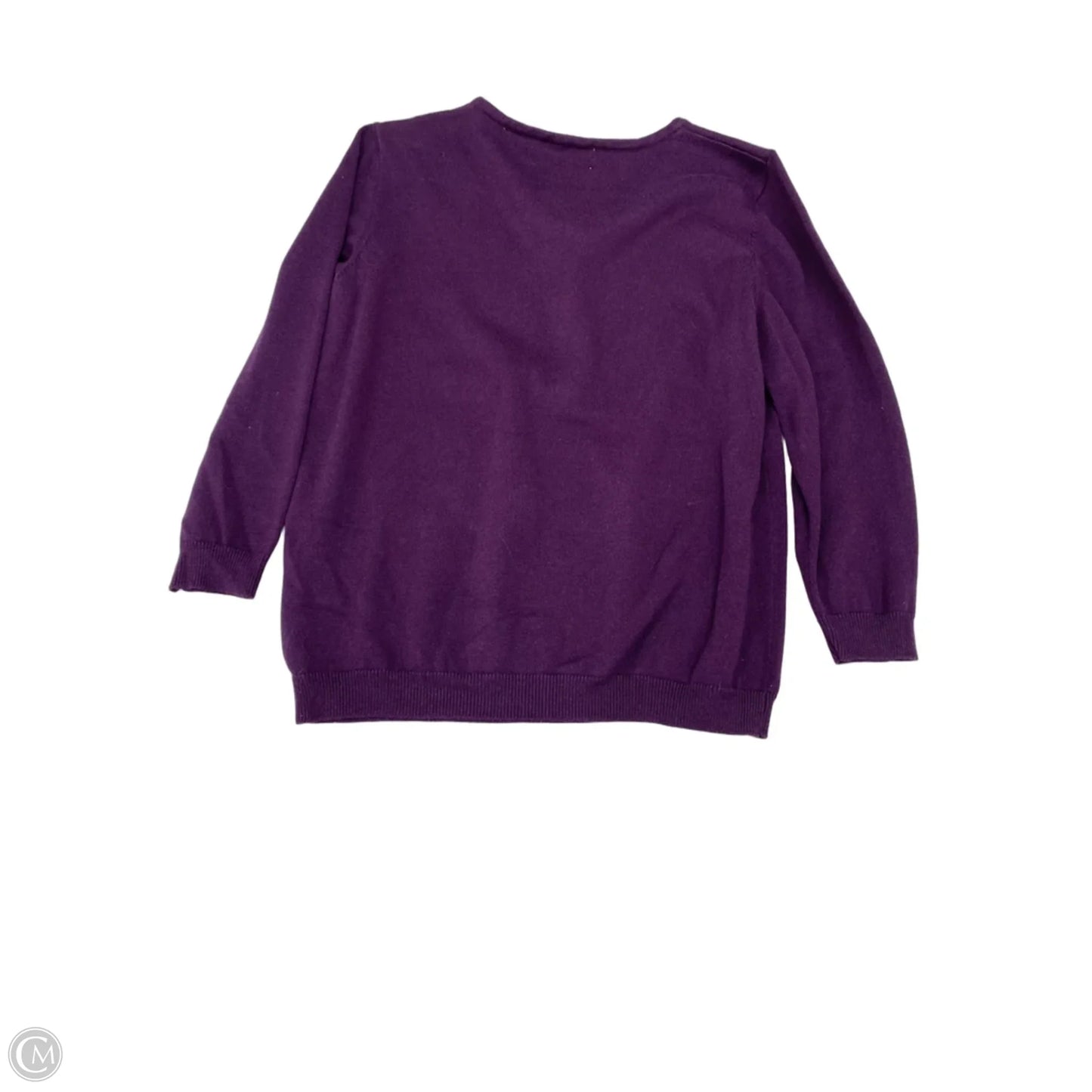 Sweater By Alfred Dunner In Purple, Size: Sp
