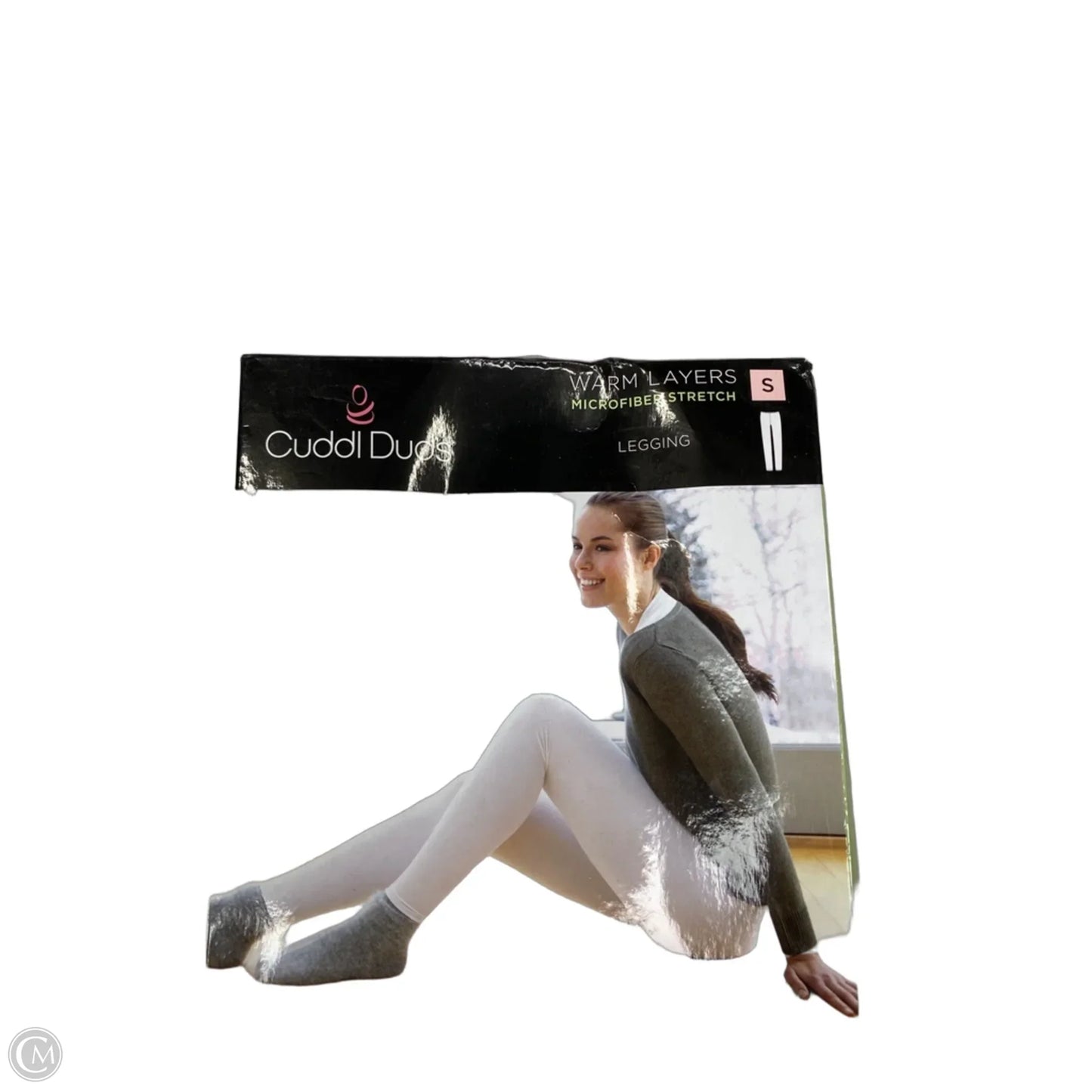 Tights By Cuddl Duds In White, Size: S