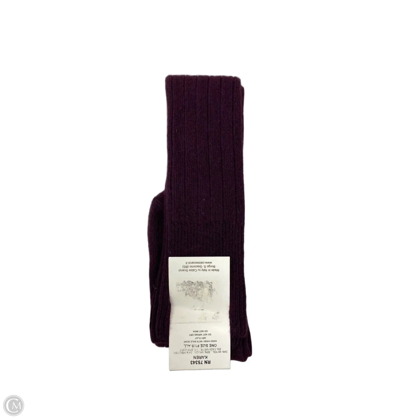 Socks By Clothes Mentor In Mauve, Size: Osfm
