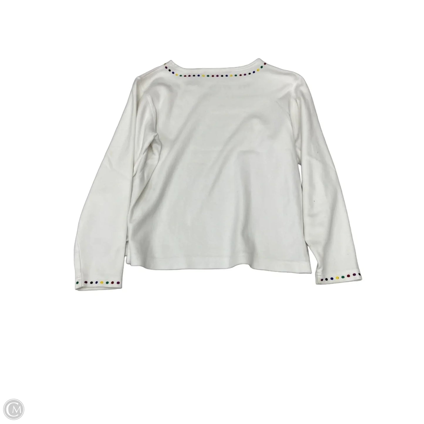 Top Long Sleeve By Bechamel In White, Size: Mp