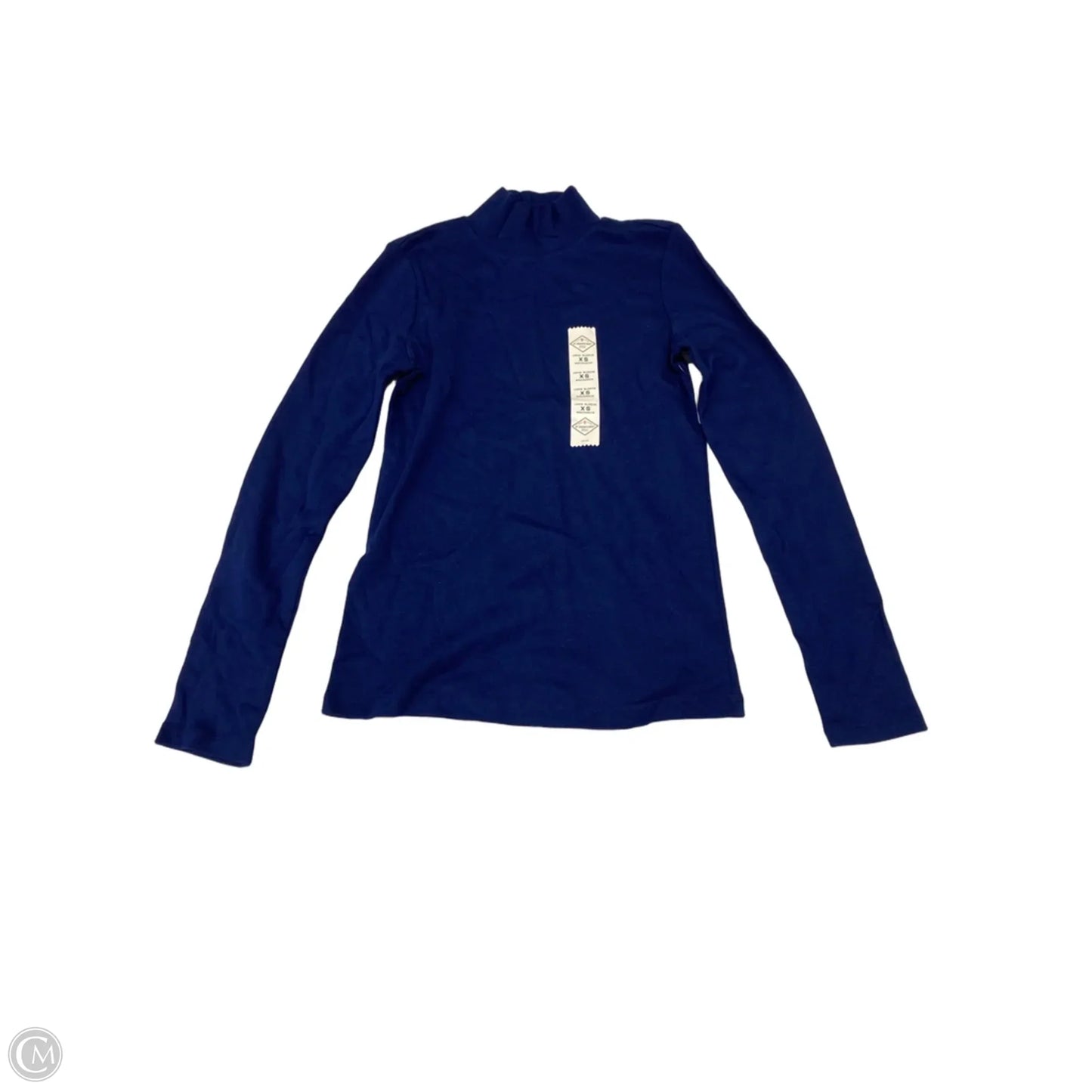 Top Long Sleeve By St Johns Bay In Navy, Size: Xs
