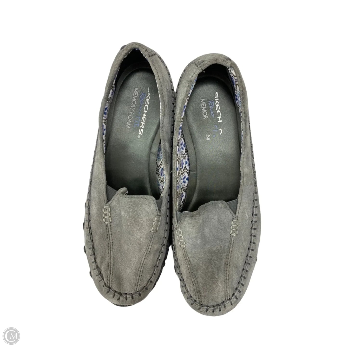 Shoes Flats By Skechers In Grey, Size: 9