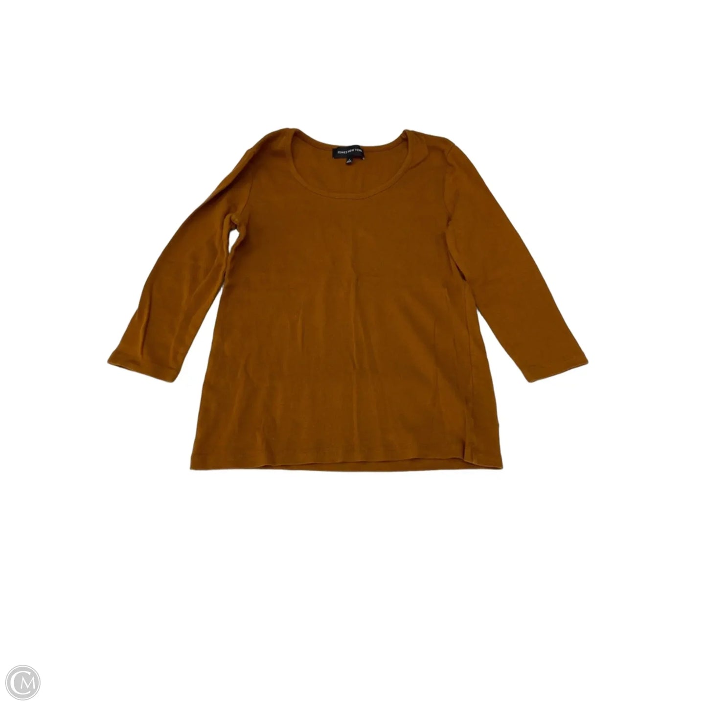 Top Long Sleeve By Jones New York In Orange, Size: S