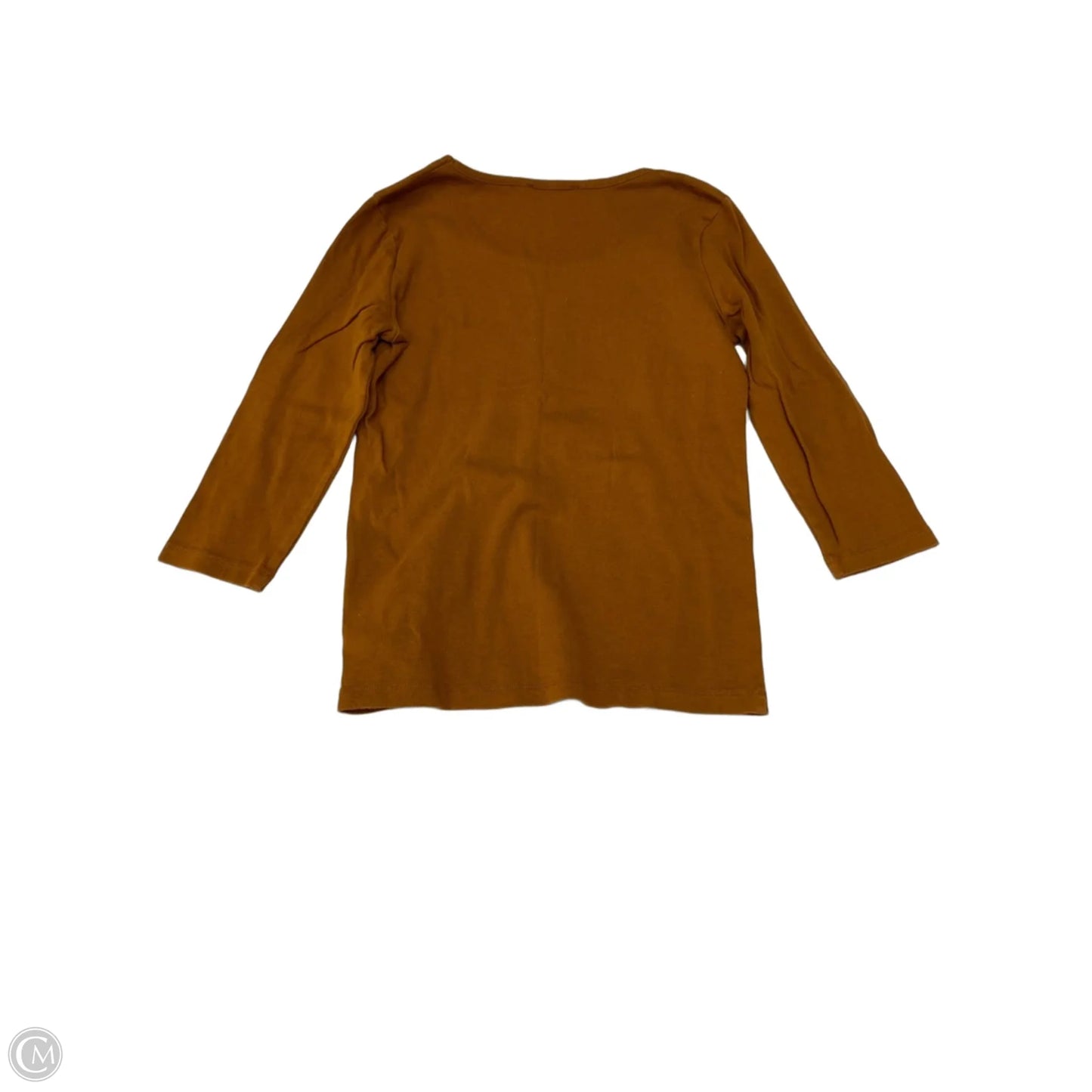 Top Long Sleeve By Jones New York In Orange, Size: S