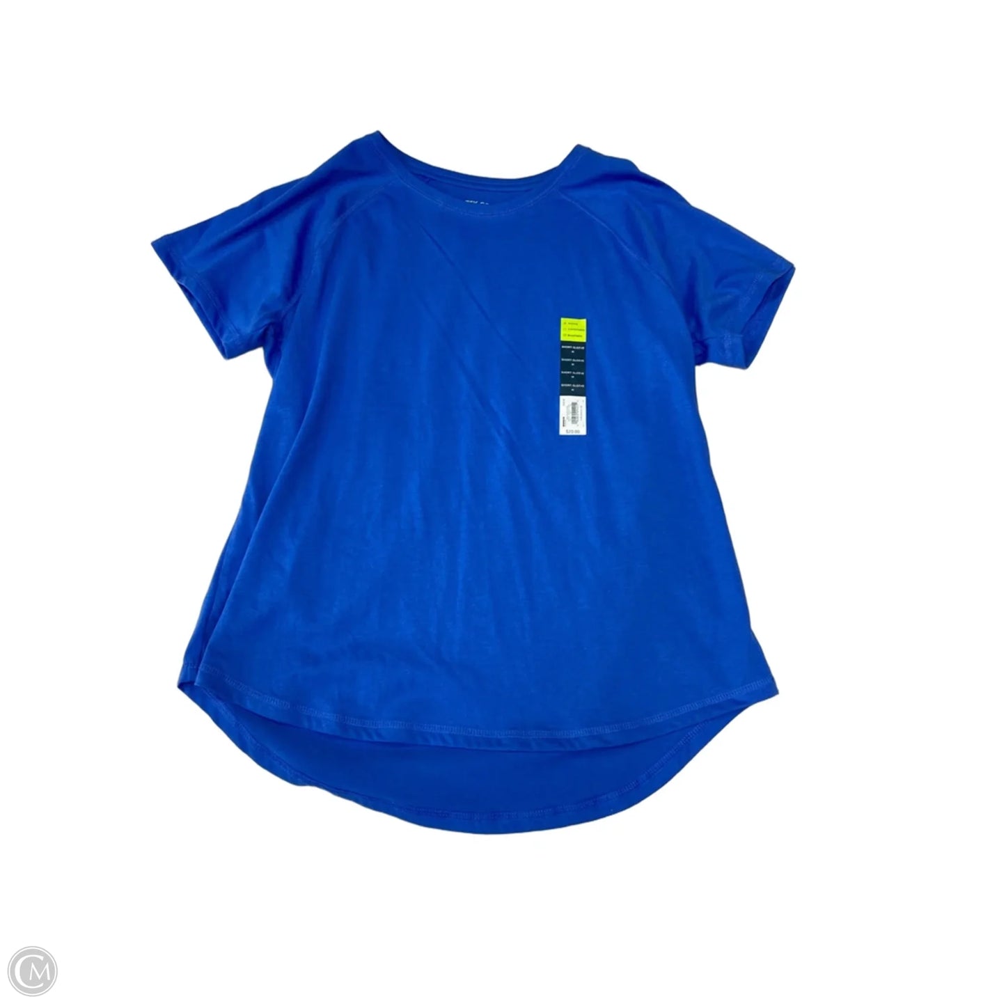 Top Short Sleeve Basic By Tek Gear In Blue, Size: M