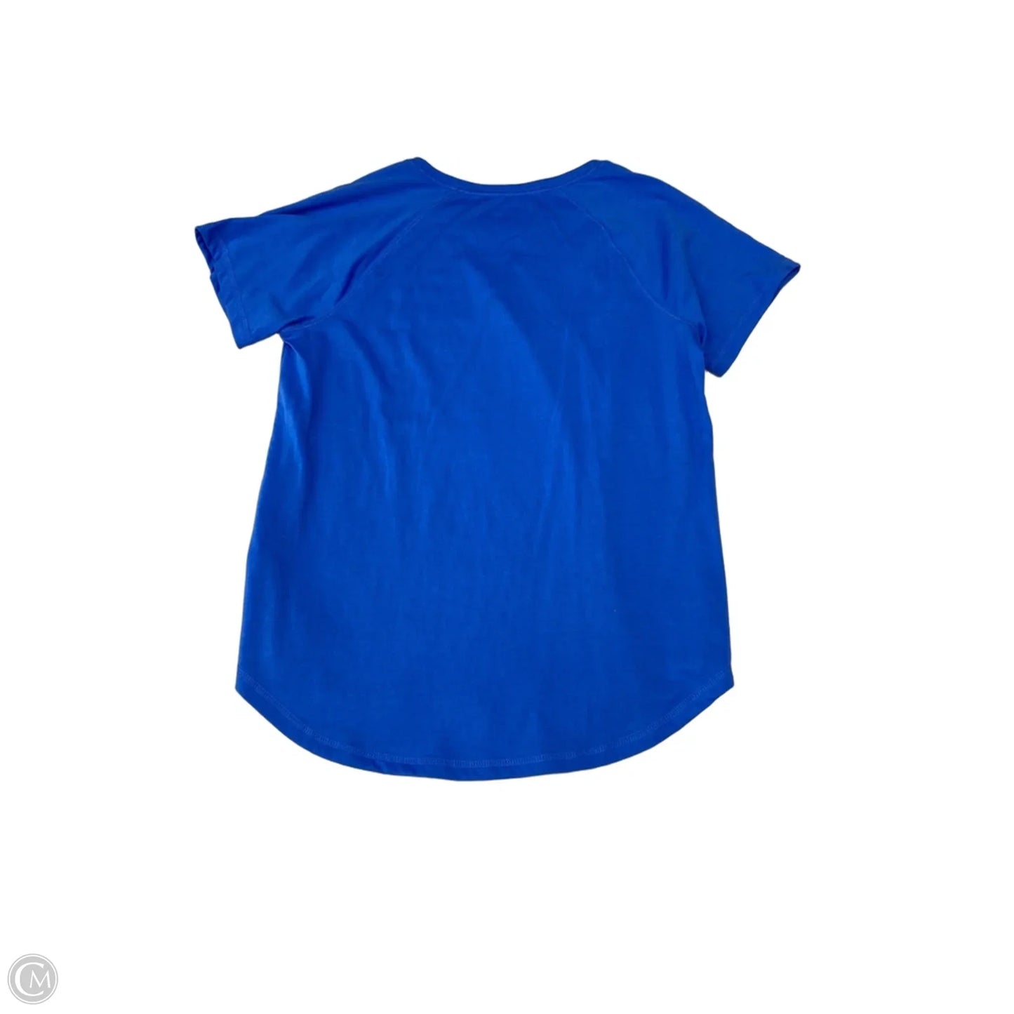 Top Short Sleeve Basic By Tek Gear In Blue, Size: M