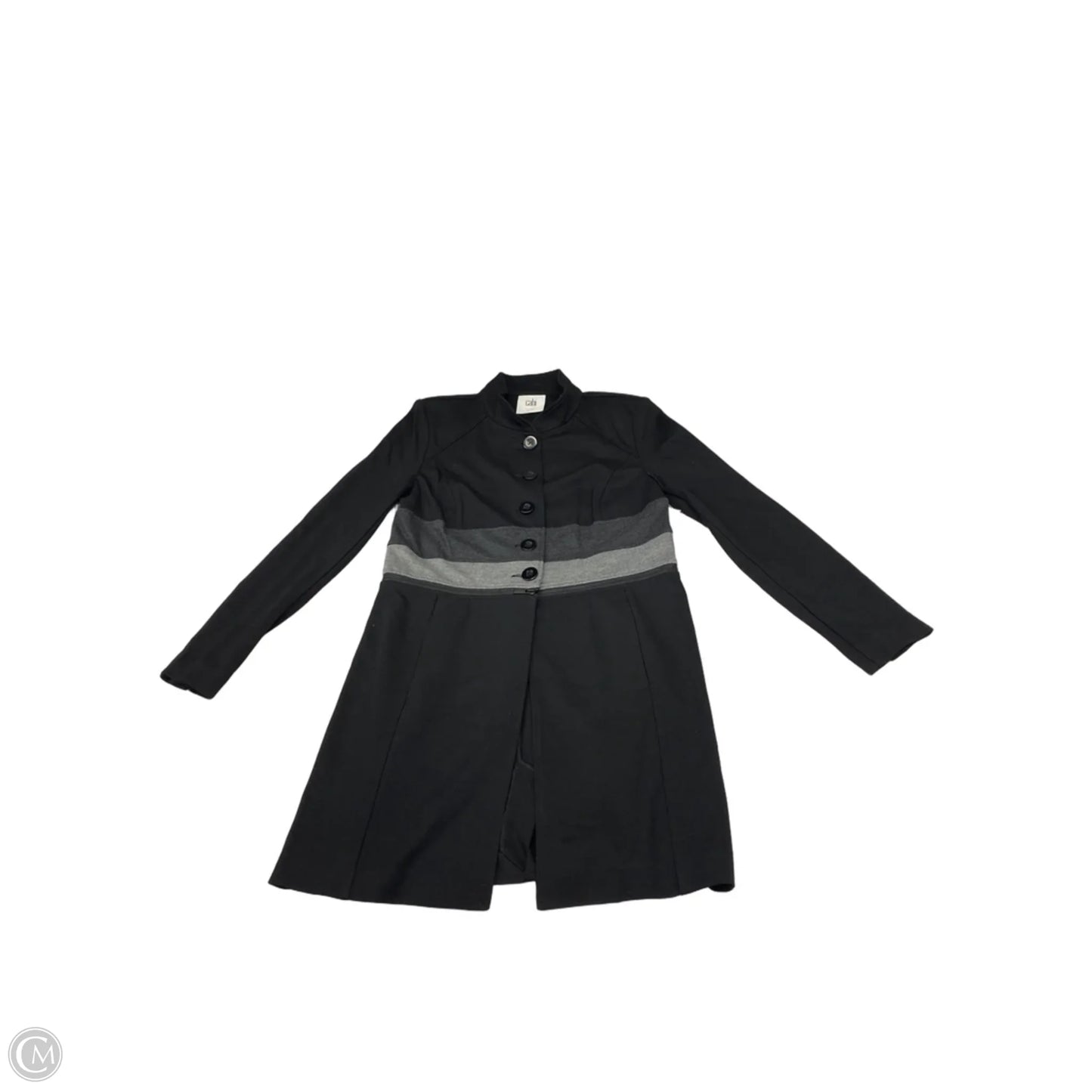 Coat Other By Cabi In Black & Grey, Size: M