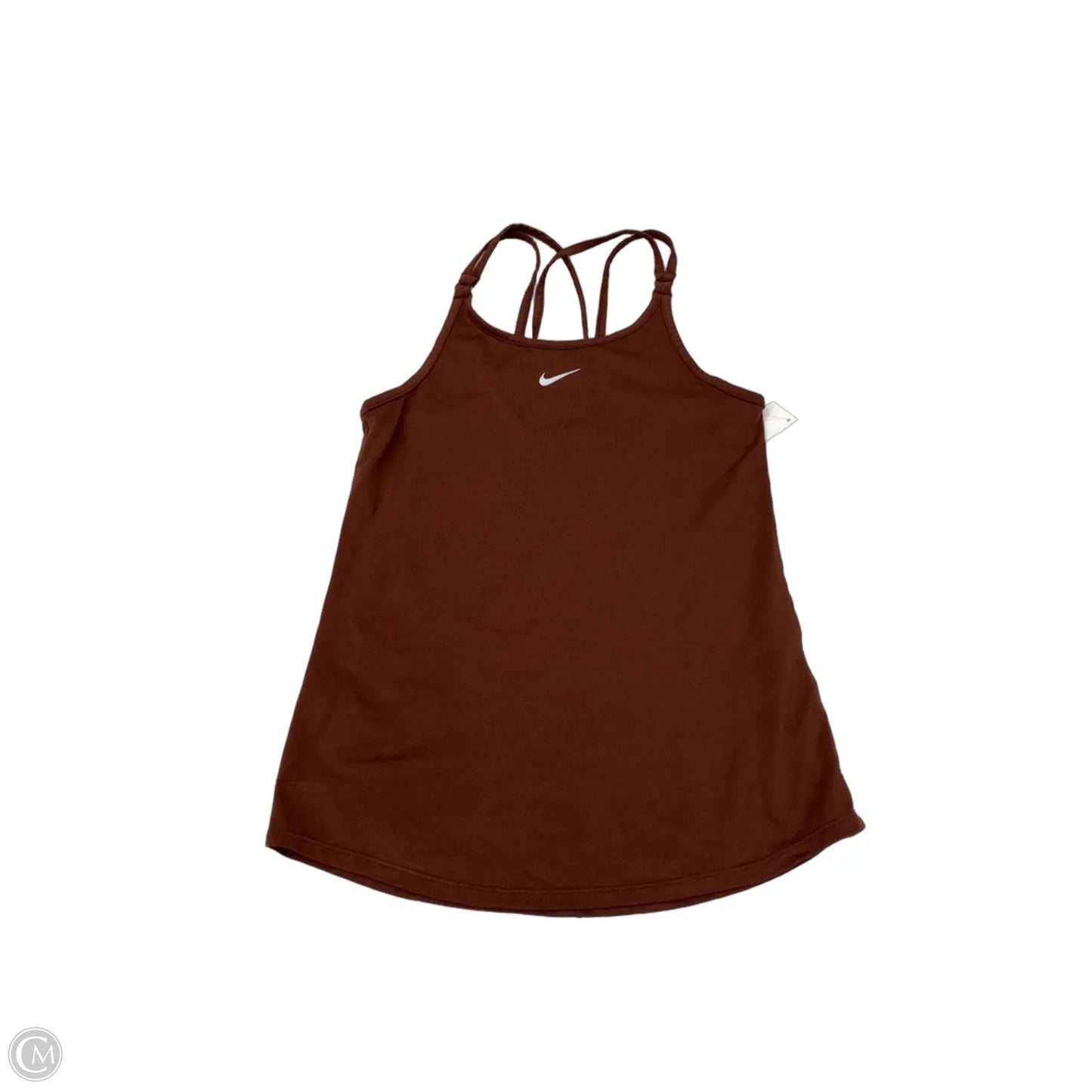 Athletic Tank Top By Nike In Brown, Size: Xs