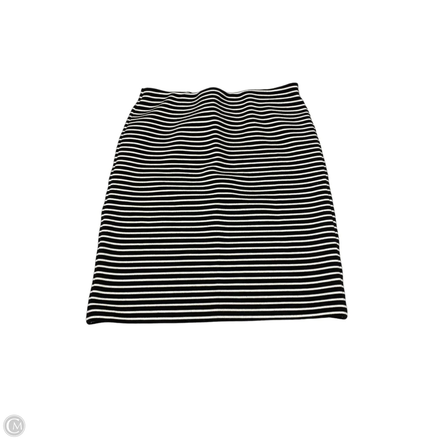 Skirt Mini & Short By Loft In Black & White, Size: 8