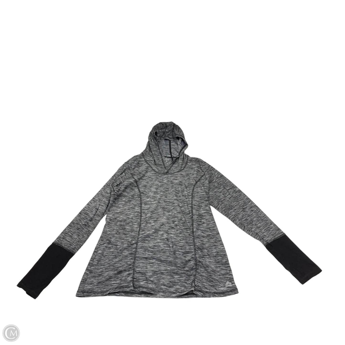 Athletic Sweatshirt Hoodie By Rbx In Grey, Size: Xl