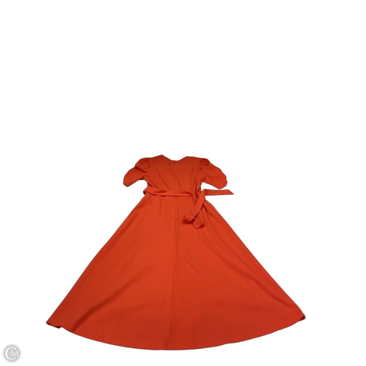 Dress Casual Midi By Dkny In Orange, Size: S