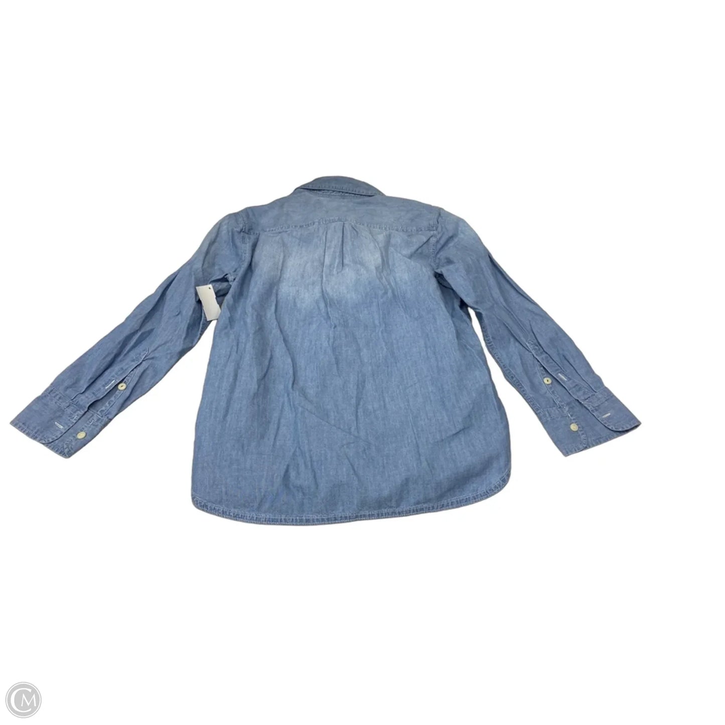 Top Long Sleeve By J. Crew In Blue, Size: Sp