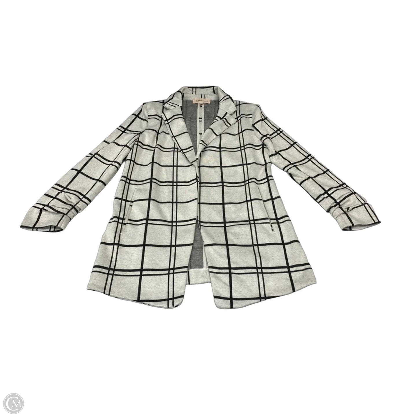 Blazer By Philosophy In Black & Cream, Size: Sp