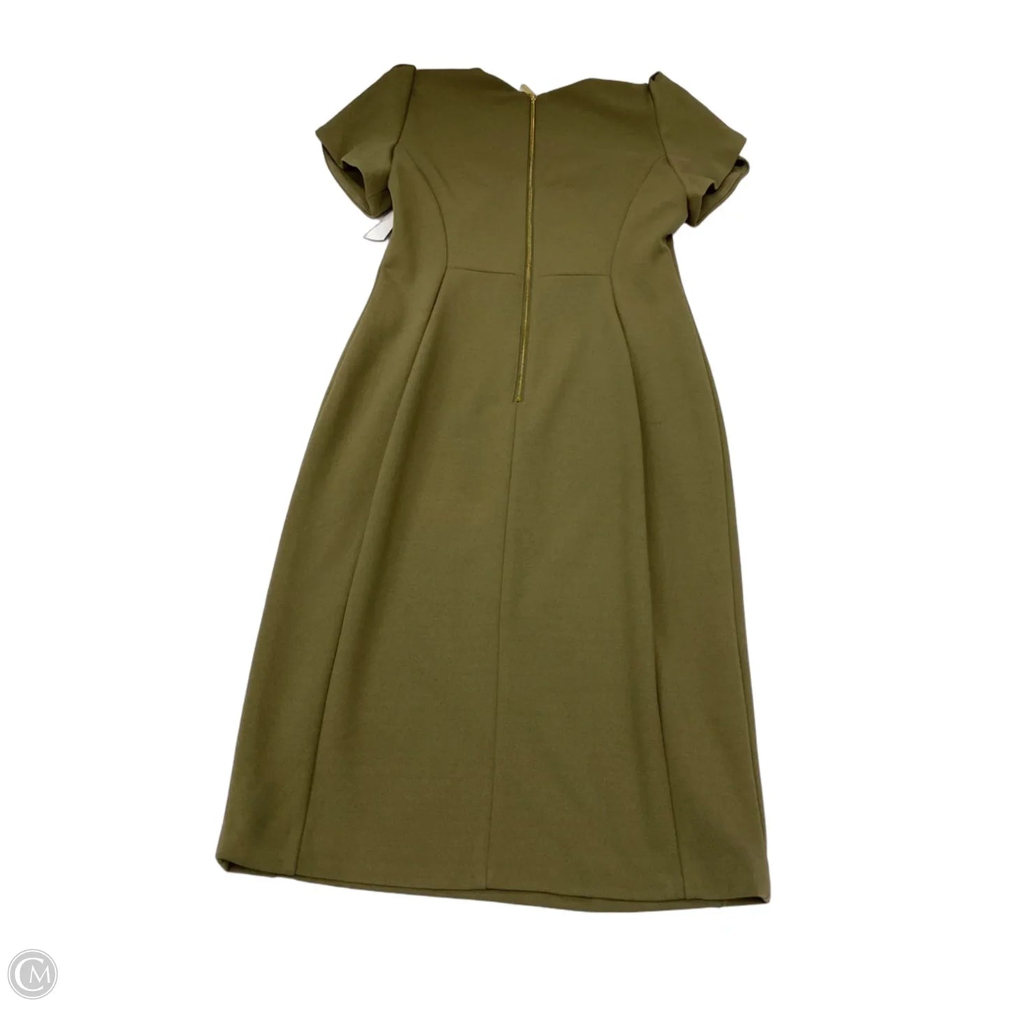 Dress Work By Calvin Klein In Green, Size: S