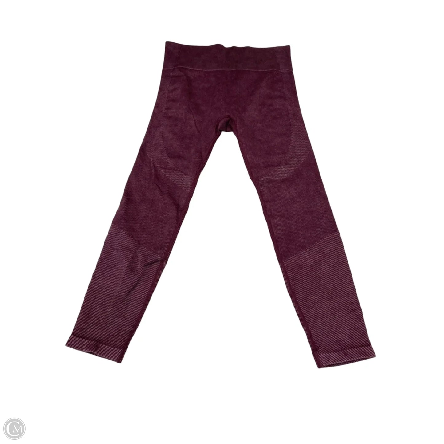 Athletic Leggings By Joy Lab In Maroon, Size: L