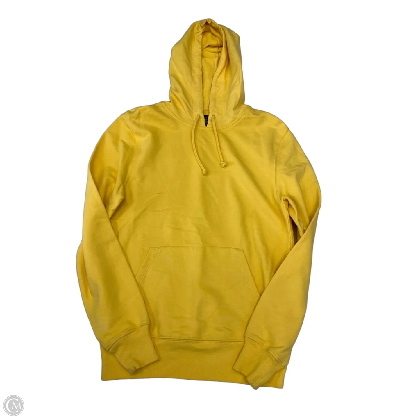 Sweatshirt Hoodie By J. Crew In Yellow, Size: S