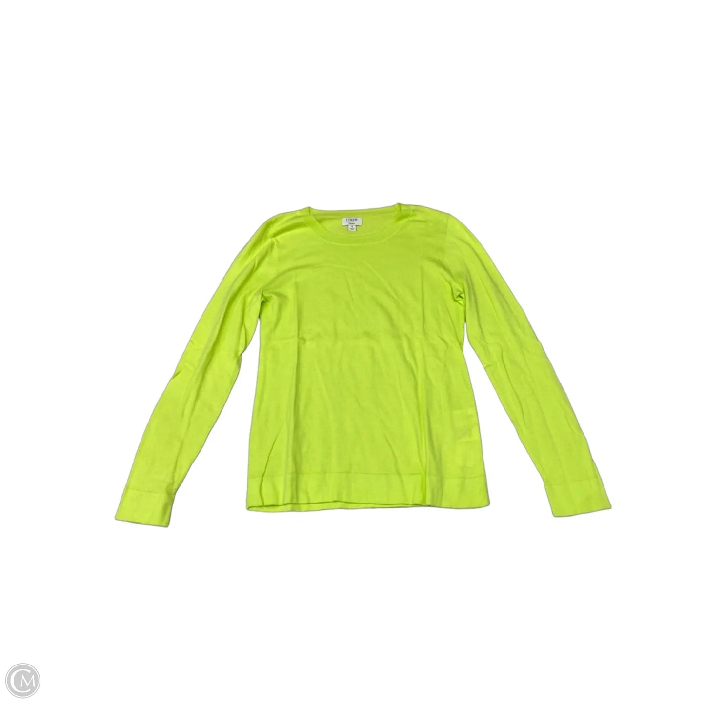 Top Long Sleeve By J. Crew In Chartreuse, Size: S