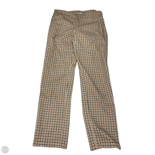 Pants Dress By Croft And Barrow In Checkered Pattern, Size: 12