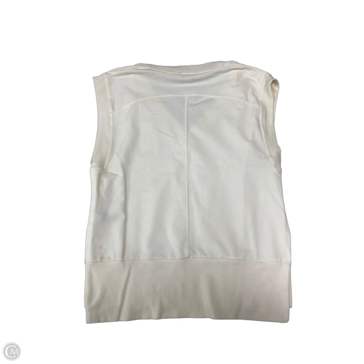 Top Sleeveless By Athleta In Cream, Size: Sp