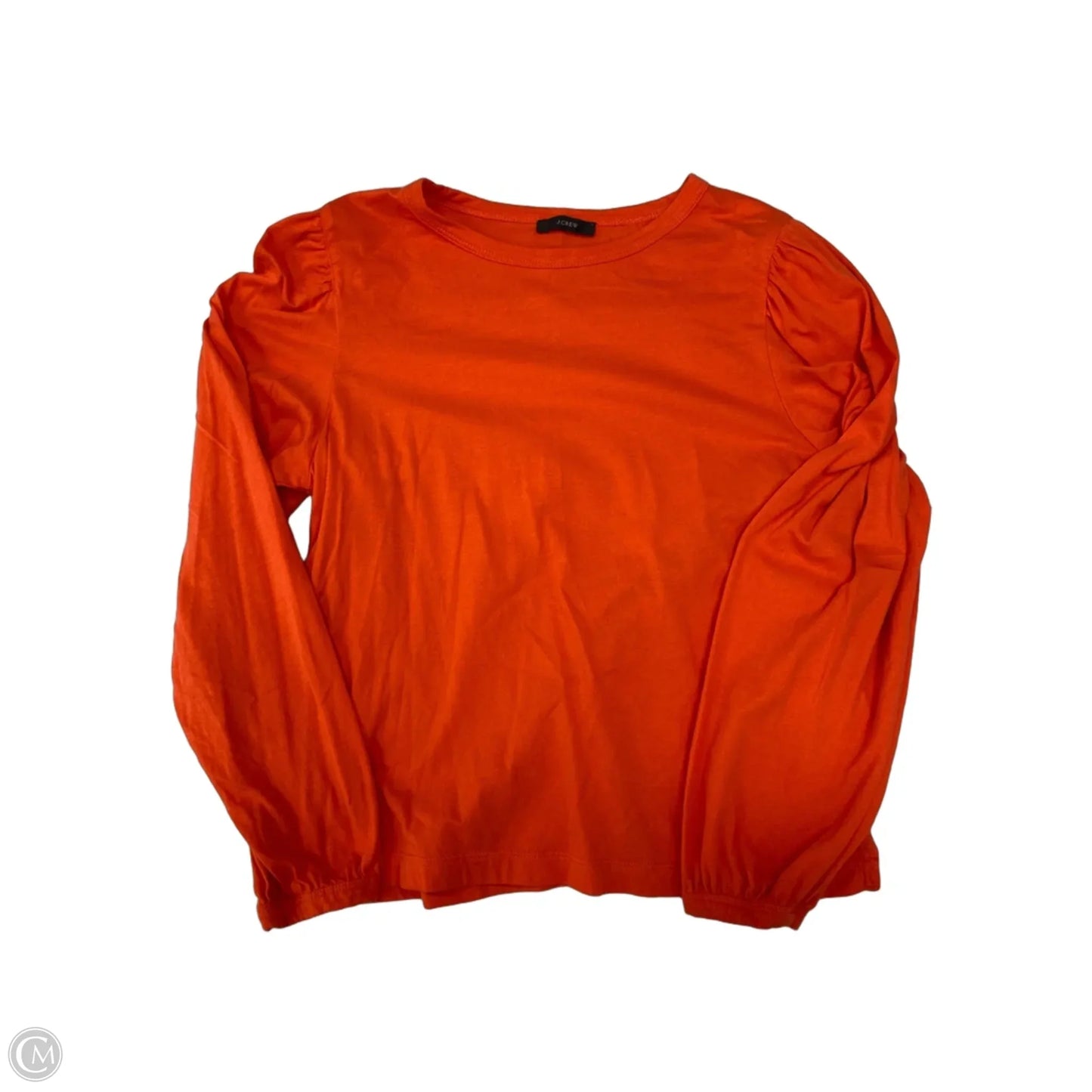 Top Long Sleeve By J. Crew In Orange, Size: M